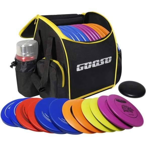 Disc Golf Set with Bag - 12 PCS Flying Disc Golf Discs